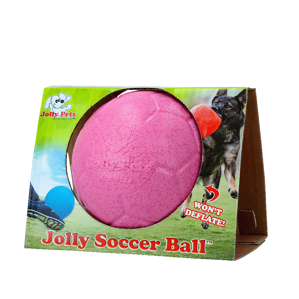 Jolly Soccer Ball 15cm Pink