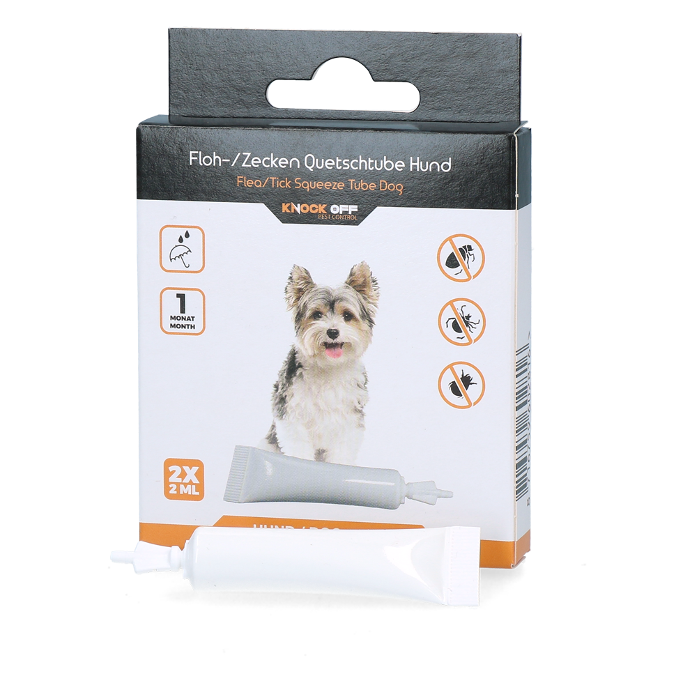 Knock Pest flea/tick squeeze tube dog <5 kg NL+FR