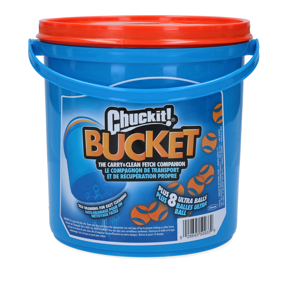 Chuckit Bucket with ultra ball md 8 pcs.