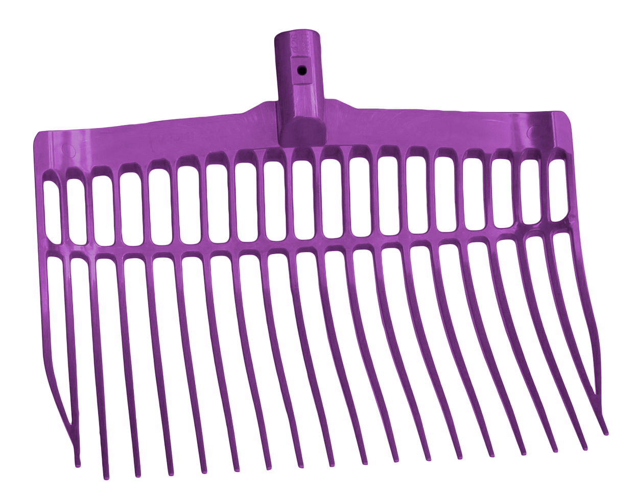 Shaving fork plastic purple without handle