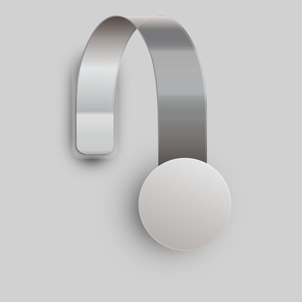 Wobbler Fixing strip with adhesive