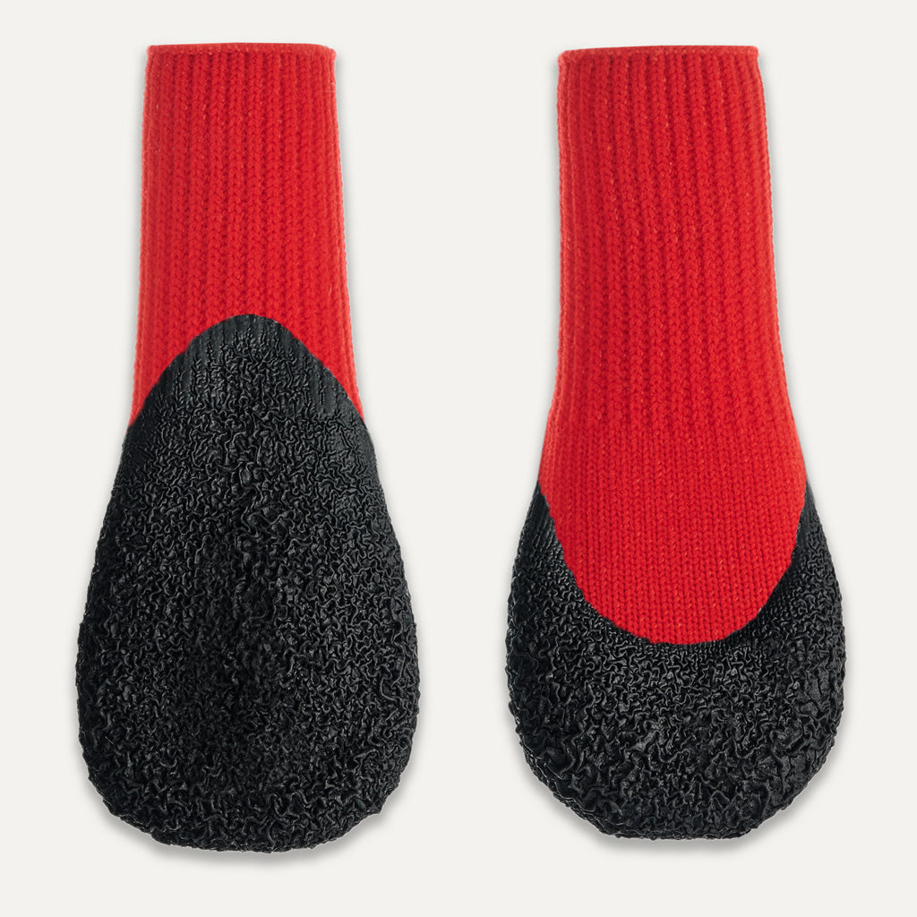 Goo-eez Dog Boots Lites 4 Per Pack XL Red/Black