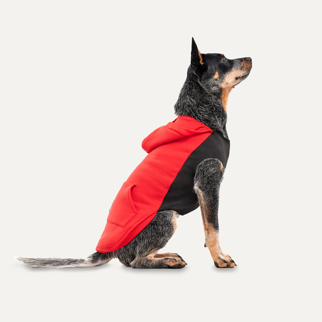Goo-eez Kangaroo Fleece Hoodie L Red/Black