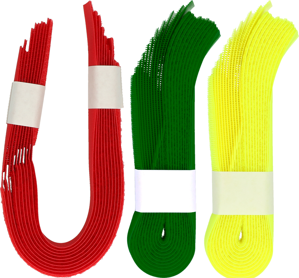 Legband with Velcro fastener, yellow Yellow