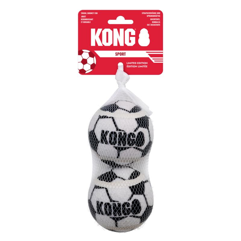 Kong Sport Soccer Ball L 8,5 cm (2-pk)