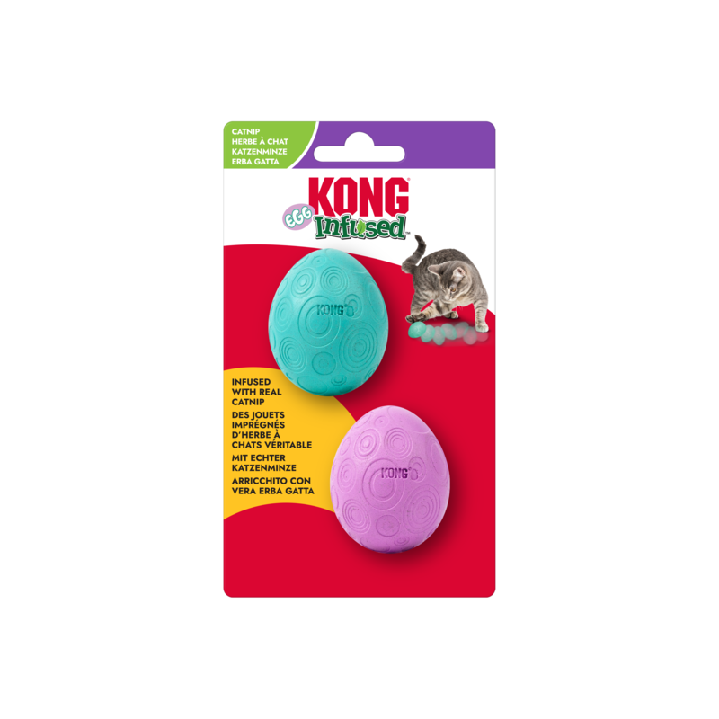 KONG Infused Catnip Egg 2-pk