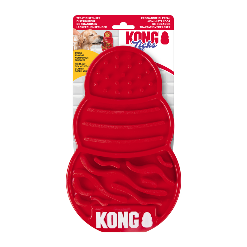 KONG Licks Treat Dispenser Red XL