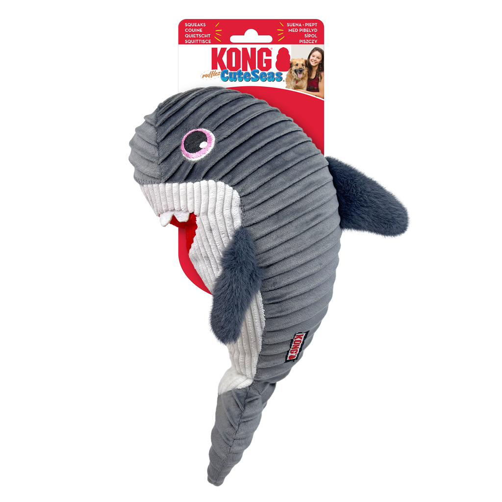 KONG CuteSeas Rufflez Shark M/L
