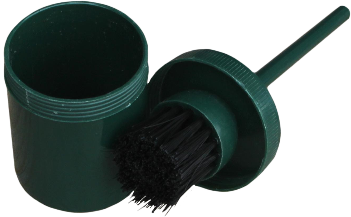 Brush in jar