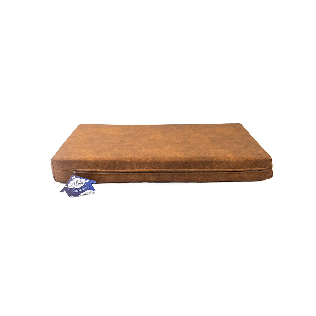 Let's Sleep Mellow Mattress Orthopaedic Bed M Cognac