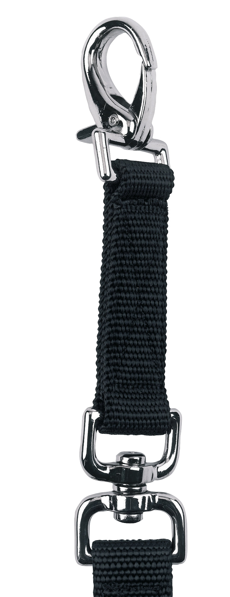 Lunge lux black with snap hook