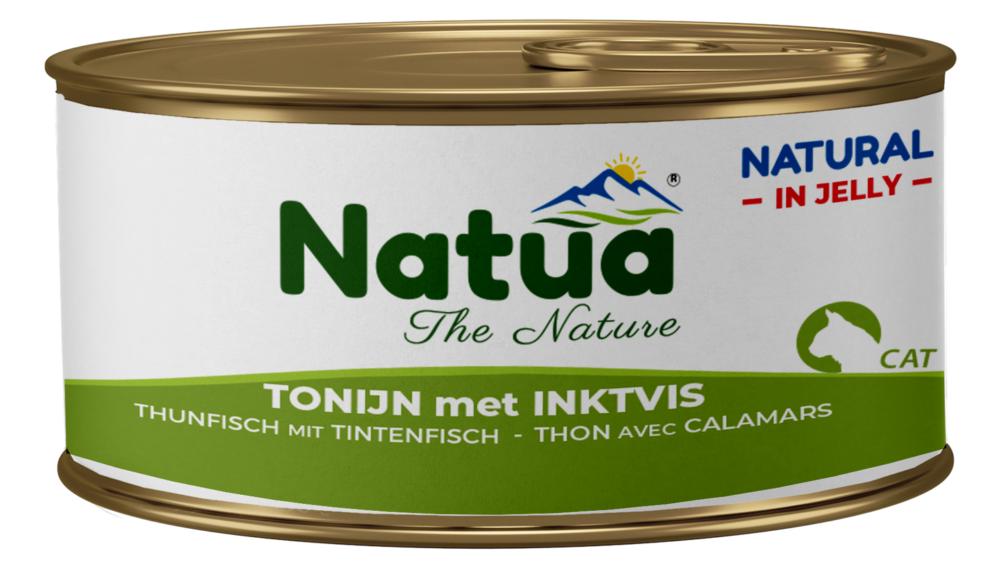 Natua Natural Classic Can Cat Tuna with squid
