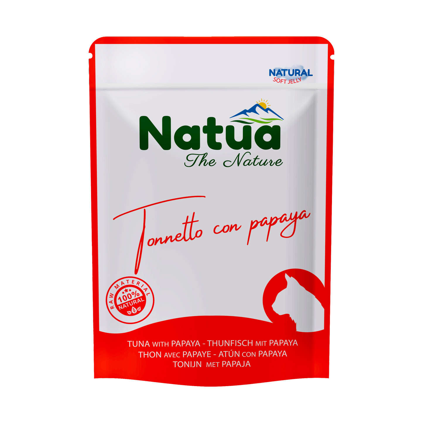 Natua Natural Pouch Cat Tuna with papaya