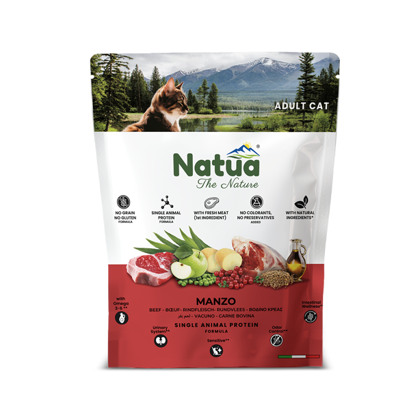 Natua Dry Adult Cat Beef 350g