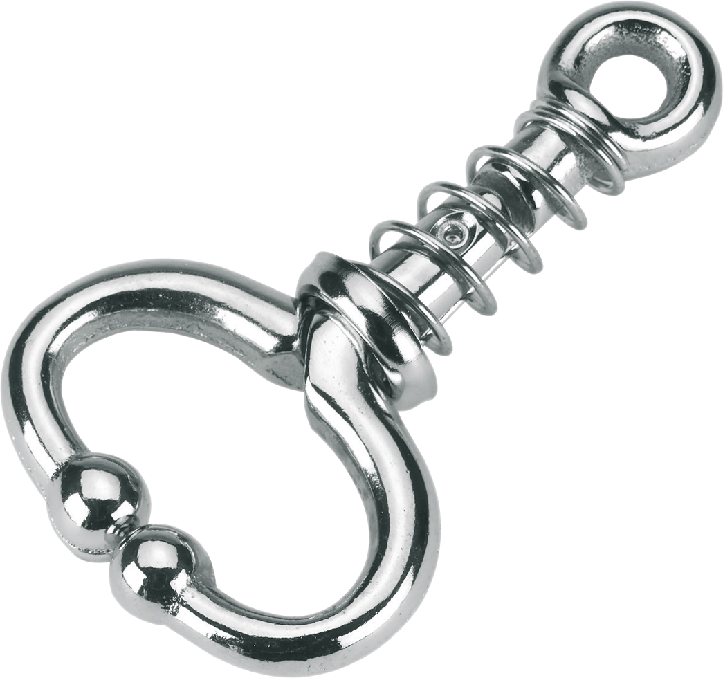 Bull and cow holder with spring