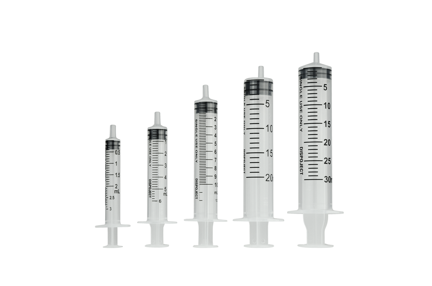 Génia Dispoject 3-piece Disposable Syringe 2-3 ml