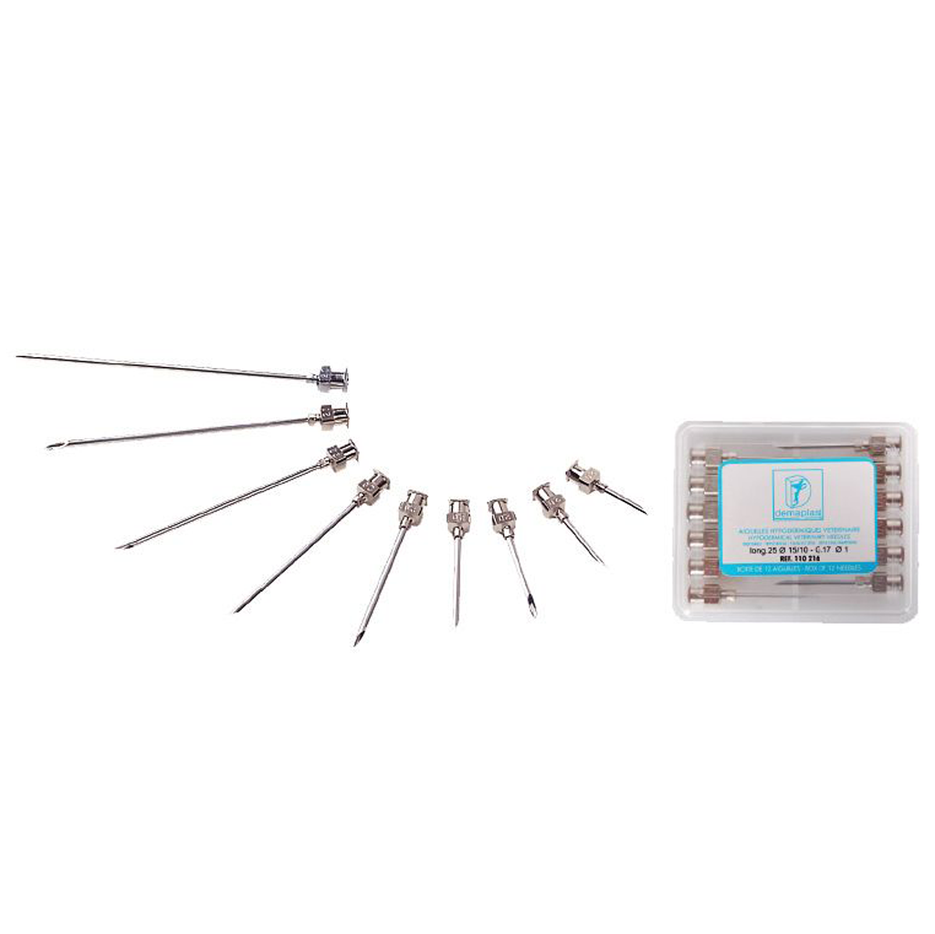 Ukal Disposable Needles 10/1.5mm 12 pieces