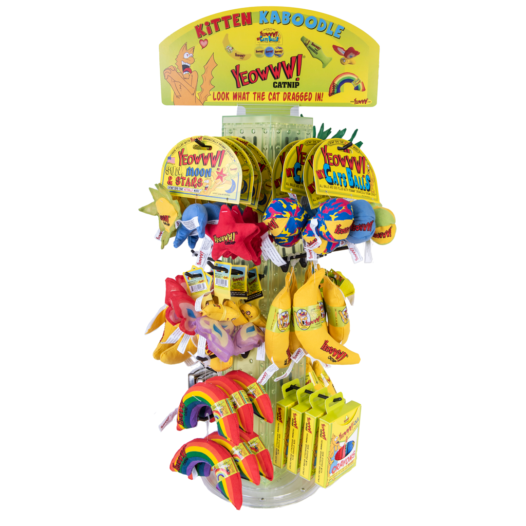 Yeowww! Kitten Kaboodle Display 72 pcs