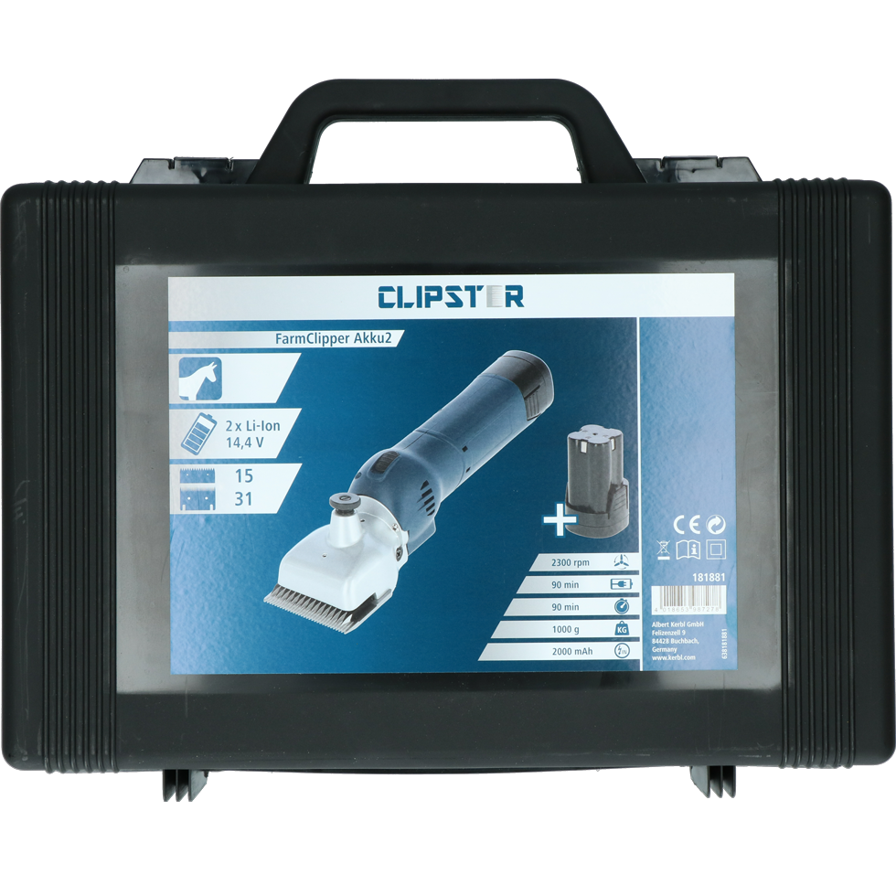 FarmClipper Clipster Paard accu