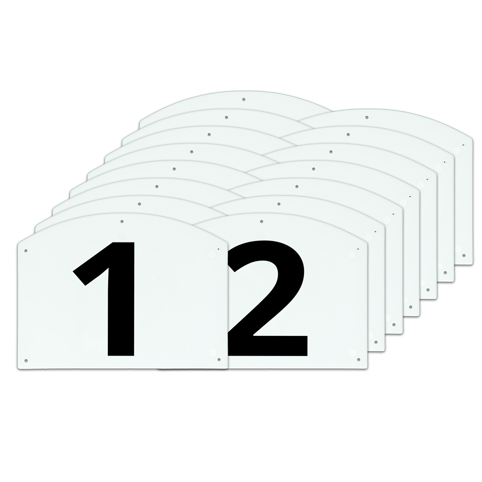 Show Jump numbers and letters complete set