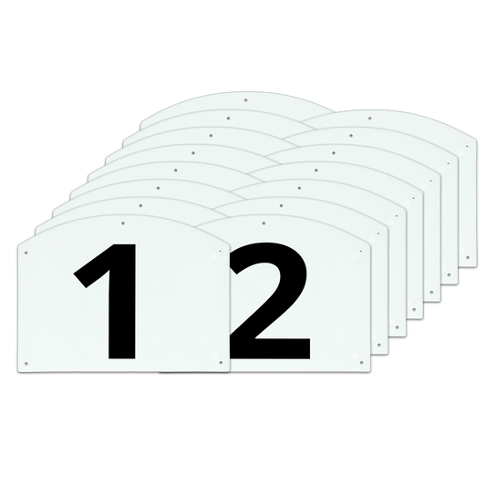 Show Jump numbers and letters complete set