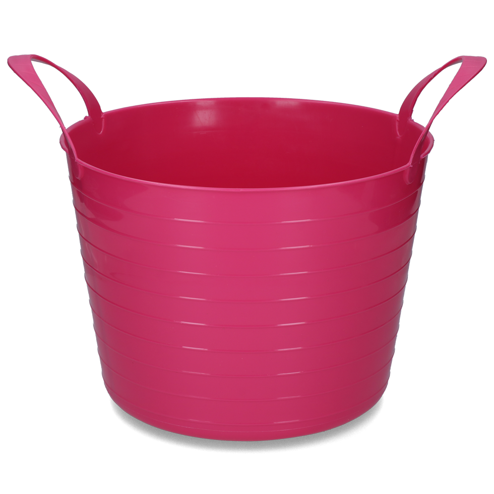 Bucket V-Trug Flexi pink 40 l