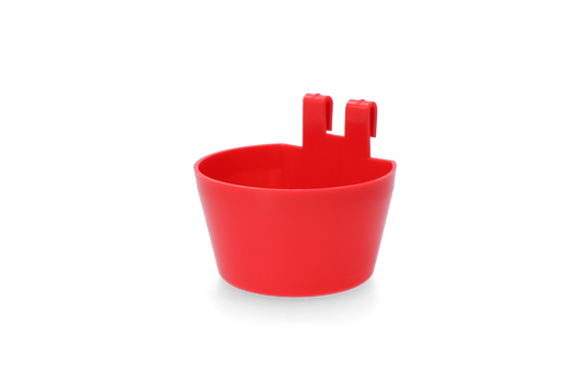 Poultry feeder plastic with hook