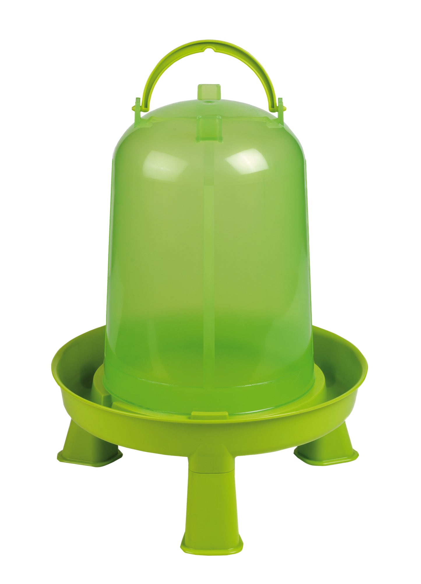 Poultry drinker with legs 1.5 l green lemon