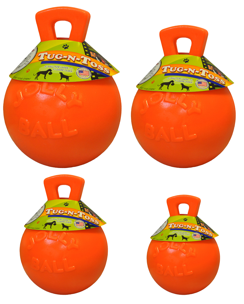 Jolly Tug-n-Toss 15 cm Orange (Vanilla Smell)