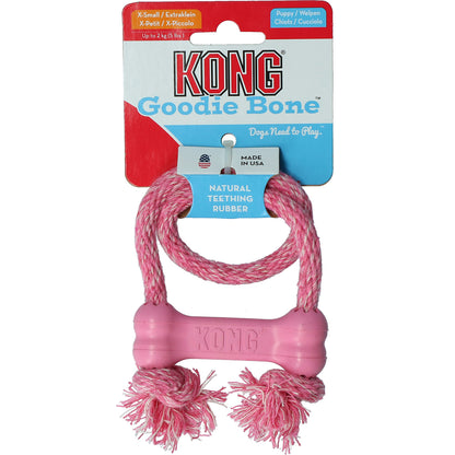 KONG Puppy Goodie Bone with rope XS EU
