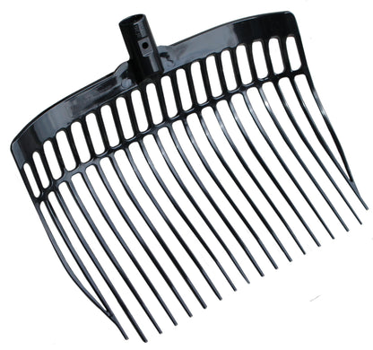 Shaving fork plastic black without handle