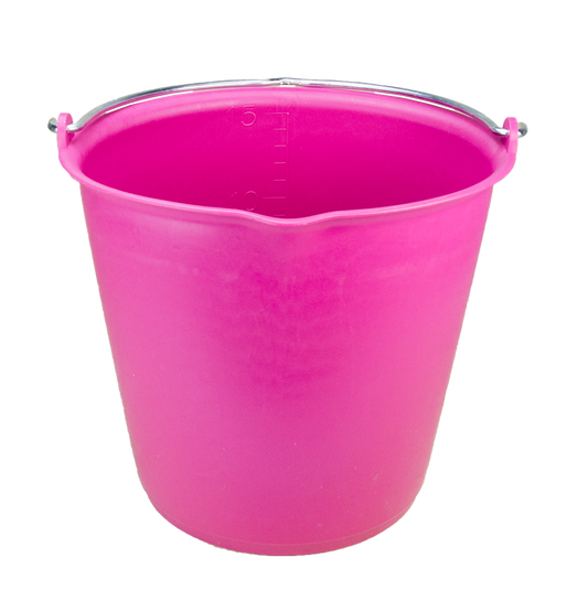 Bucket 15 l with pouring spout Pink