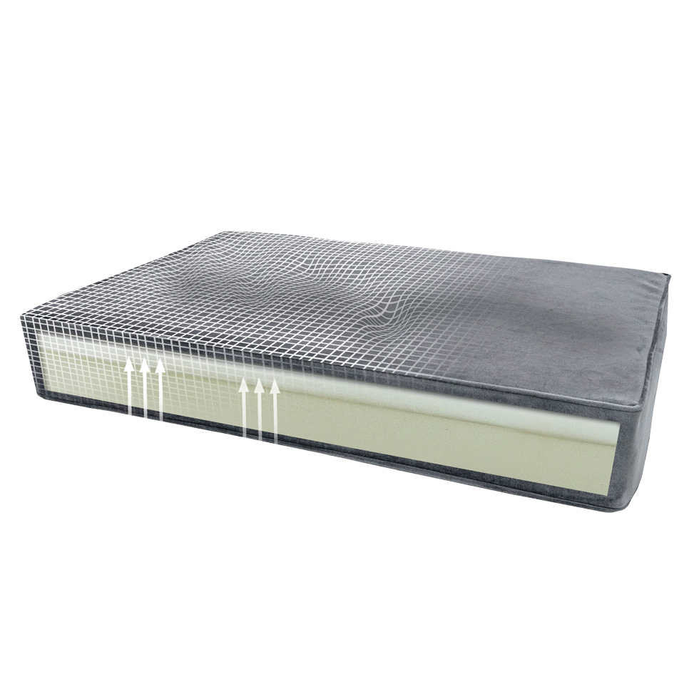 Madison Orthopedic cushion 45 x 55 taupe