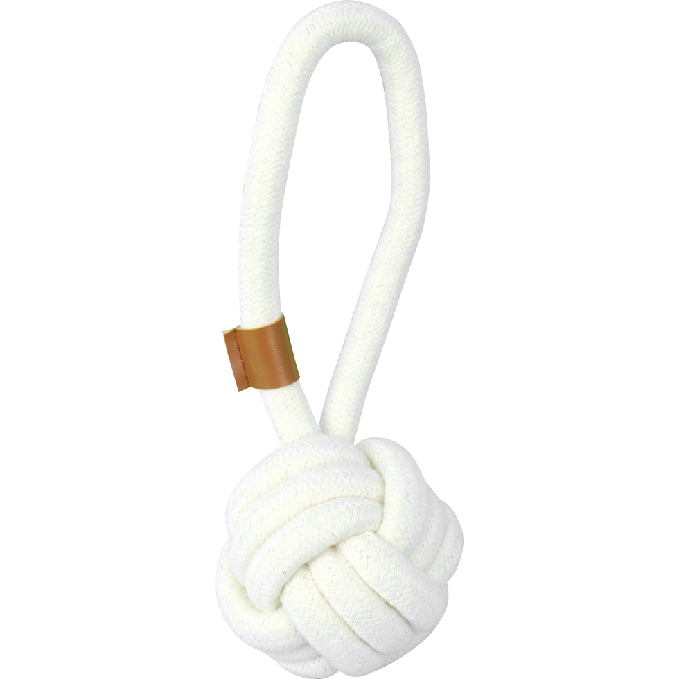 Pawise  Premium cotton toy - ball w/handle