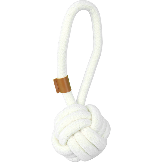 Pawise  Premium cotton toy - ball w/handle