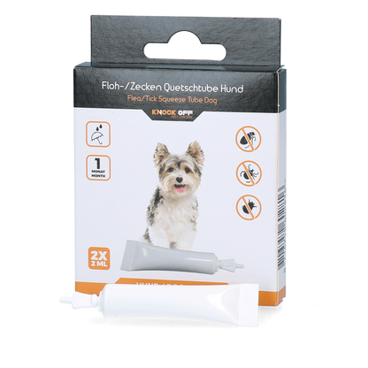 Knock Pest flea/tick squeeze tube dog <5 kg NL+FR