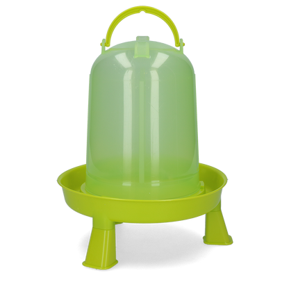 Poultry drinker with legs 1.5 l green lemon