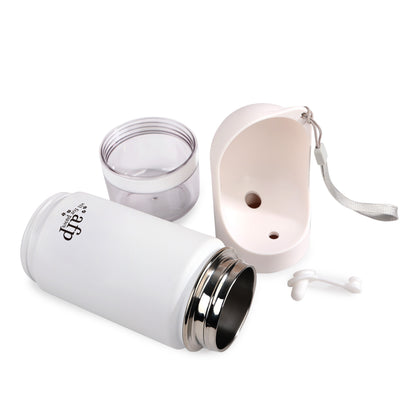 AFP Lifestyle 4 Pets - 2-in-1 Stainless drinking bottle 14oz