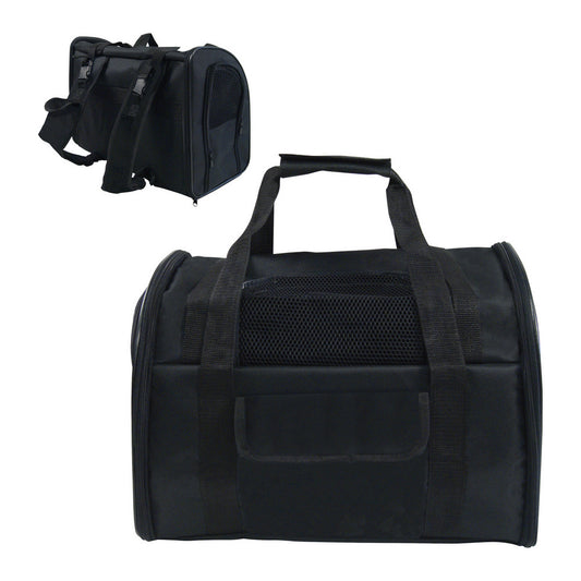 Pet Backpack Gloria Kangaroo Black (41 x 30 x 21 cm)