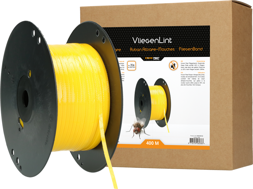 Knock Pest Fly Tape Replacement Roll 400 m