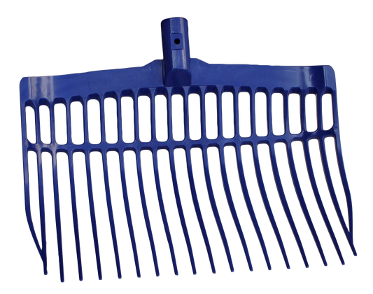 Shaving fork plastic blue without handle