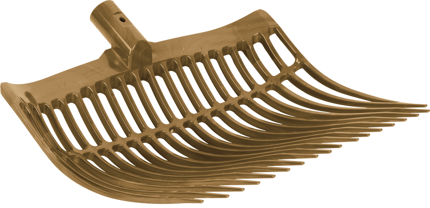 Shaving Fork plastic gold without handle