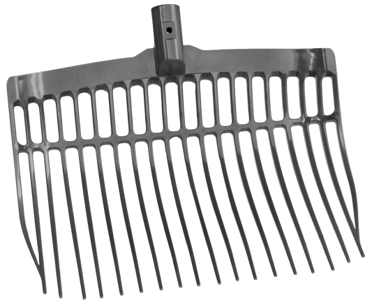 Shaving fork plastic dark grey without handle
