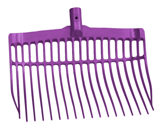 Shaving fork plastic purple without handle