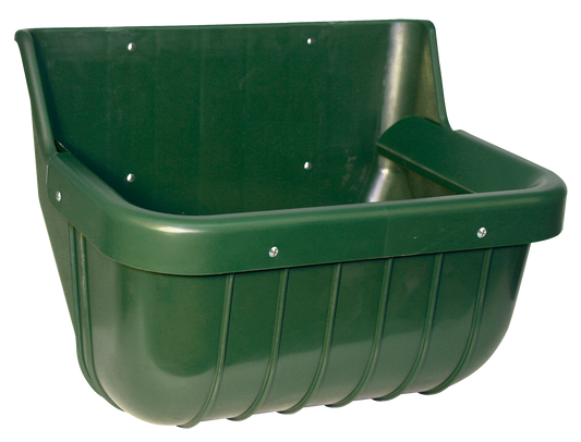 Feed Trough rectangular + feed saver 15 Ltr. EG