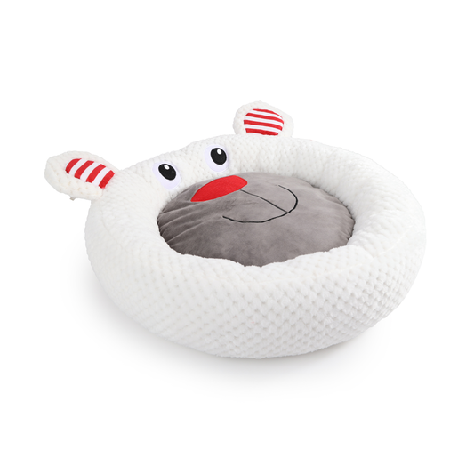 AFP Happy Holidays Merry Comfortable Bed Polar Bear