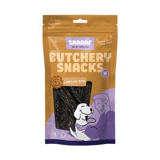 Braaaf Butchery Snacks Lamb Liver Bites 120 g