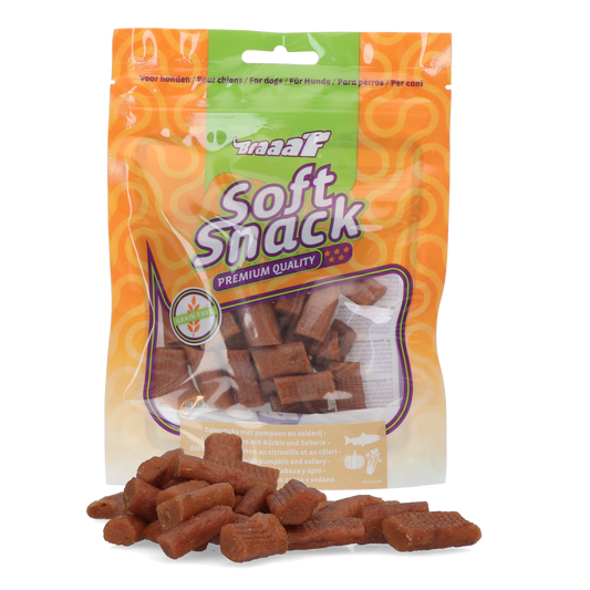 Braaaf Soft Snack with Salmon, pumpkin and sellery