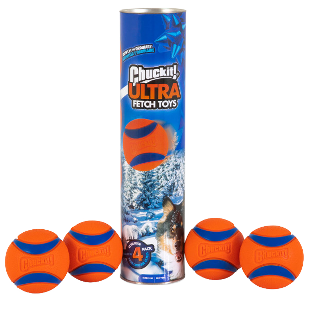 Chuckit! Holiday Ultra Ball Canister Set