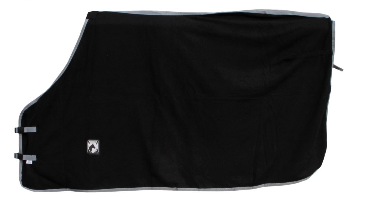 Excellent Fleece Rug black/grey 135/185cm